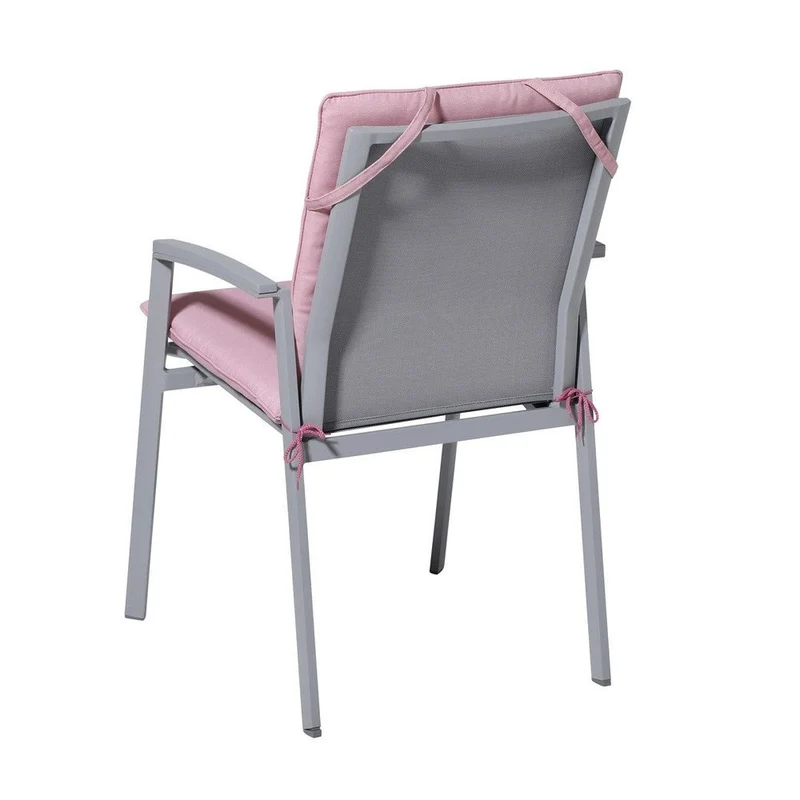 Madison stapelstoelkussen Panama soft pink 97x49 cm