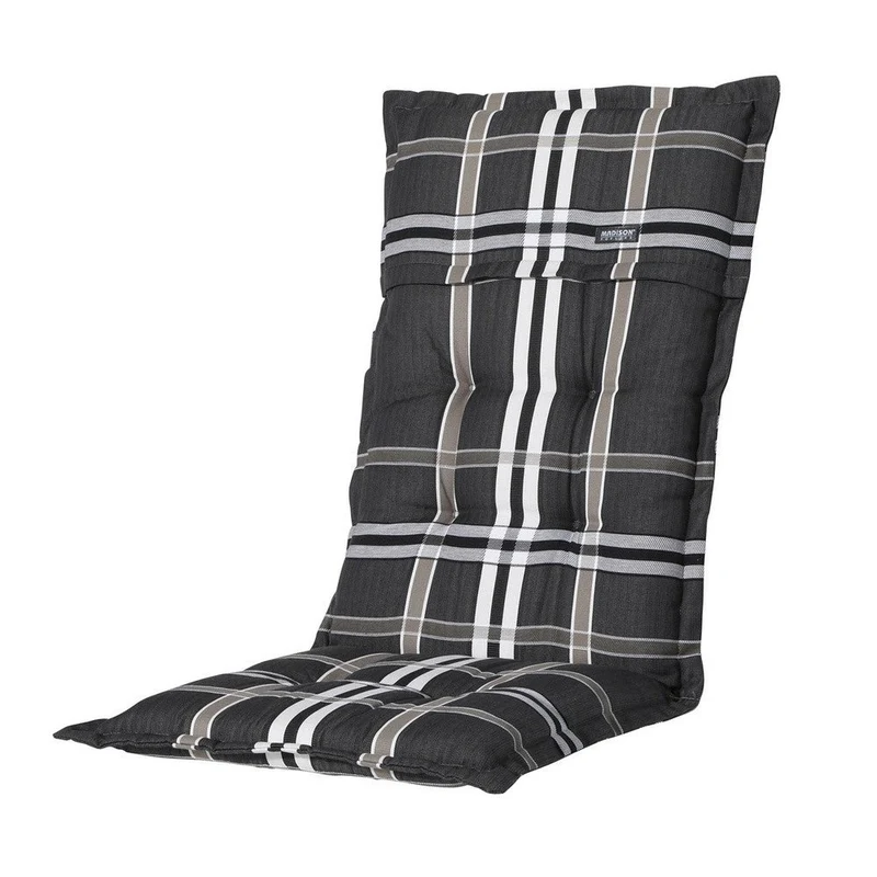 Madison stoelkussen hoge rug Outdoor Nils taupe 123x50 cm