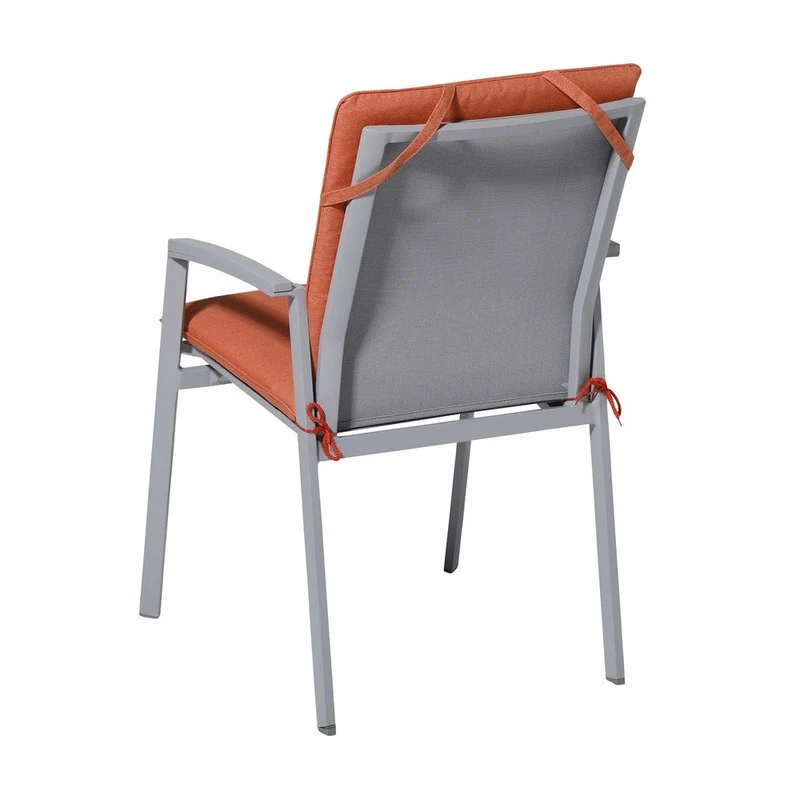 Madison stapelstoelkussen Panama flame orange 97x49 cm