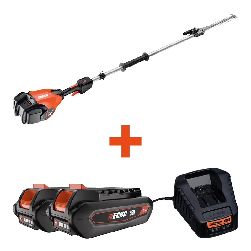 ECHO Akku Stab-Heckenschere DHCA-2600HD-AKTION inkl. 2x 2,5Ah Akku & Schnellladegerät
