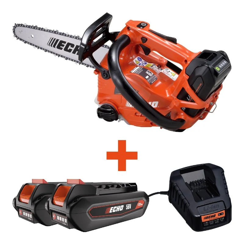 ECHO Akku-Motorsäge DCS-2500T Set -inkl 2x 2,5Ah Akku und Schnellladegerät