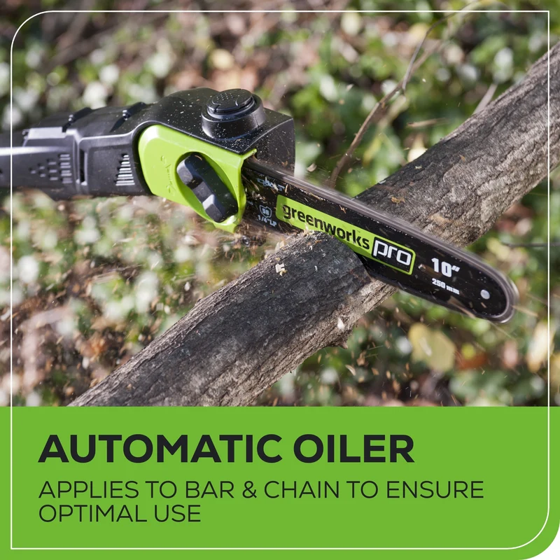 80V 10" Cordless Battery Pole Saw (Tool Only)