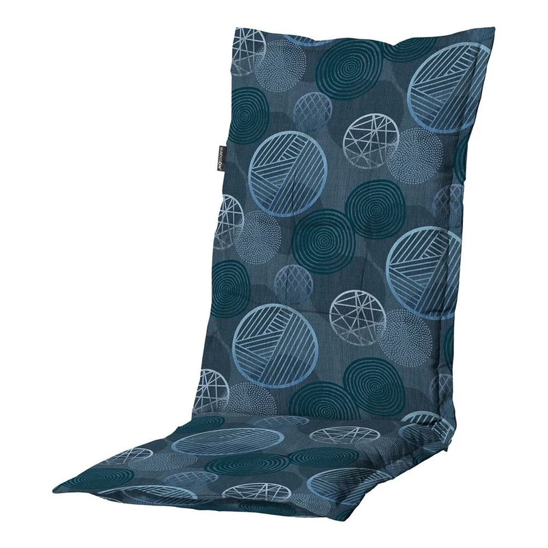 Madison stoelkussen hoge rug Circle blue 123x50 cm