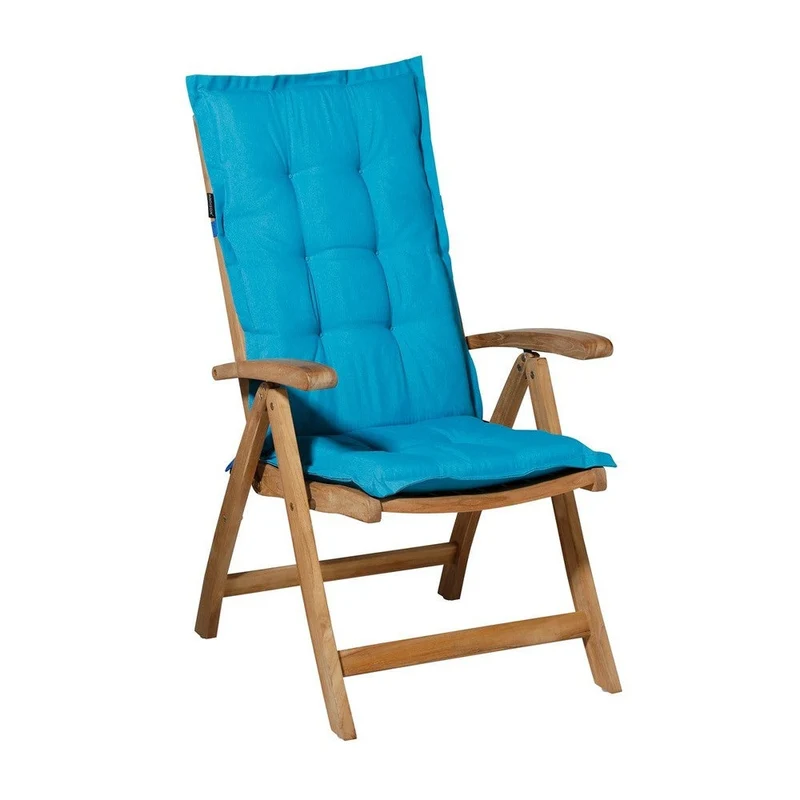 Madison stoelkussen hoge rug Panama aqua 123x50 cm