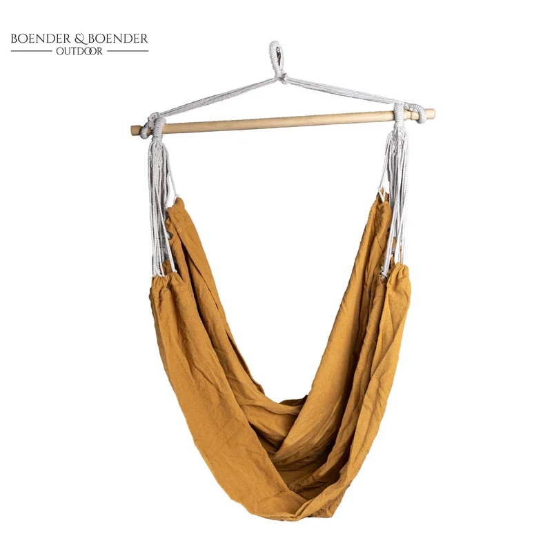 Boender Outdoor Hangstoel - Zit Hangmat Mosterd