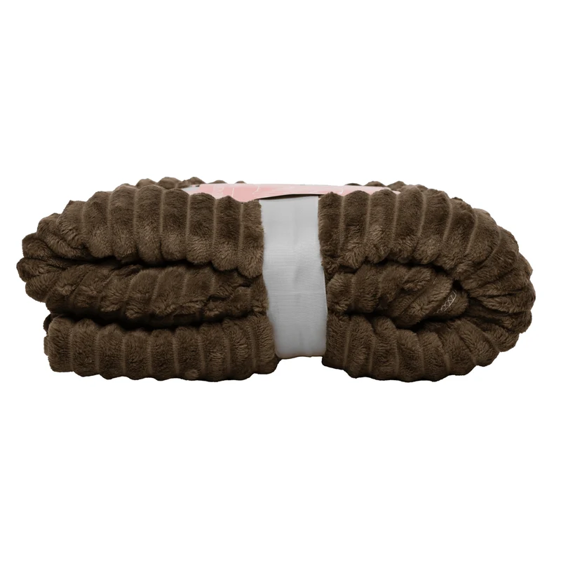 Boender Outdoor Fleece deken – fleece plaid – Bruin - 150x200cm