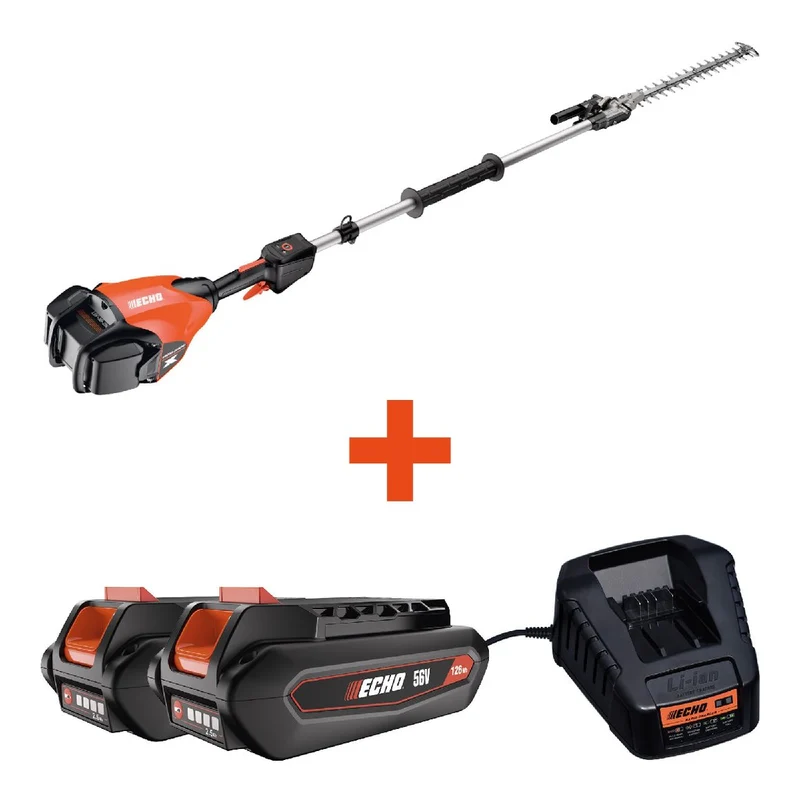 ECHO Akku Stab-Heckenschere DHCAS-2600HD Set inkl. 2x 2,5Ah Akku & Schnellladegerät
