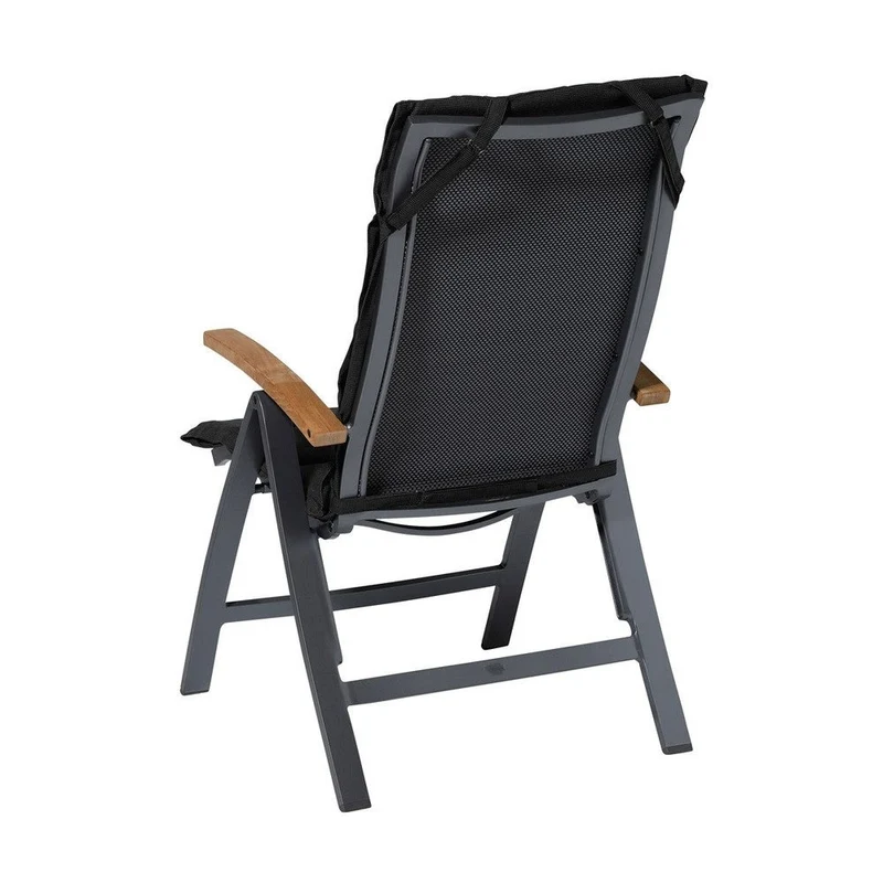 Madison fiber de luxe kussen Rib black 125x50 cm