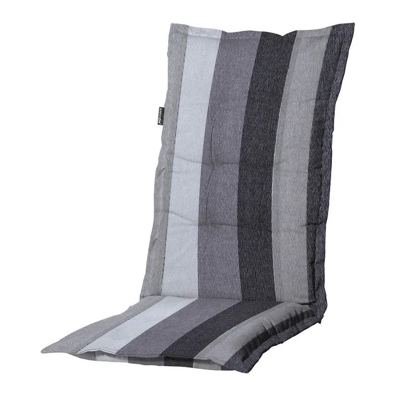 Madison stoelkussen hoge rug Victoria grey 123x50 cm
