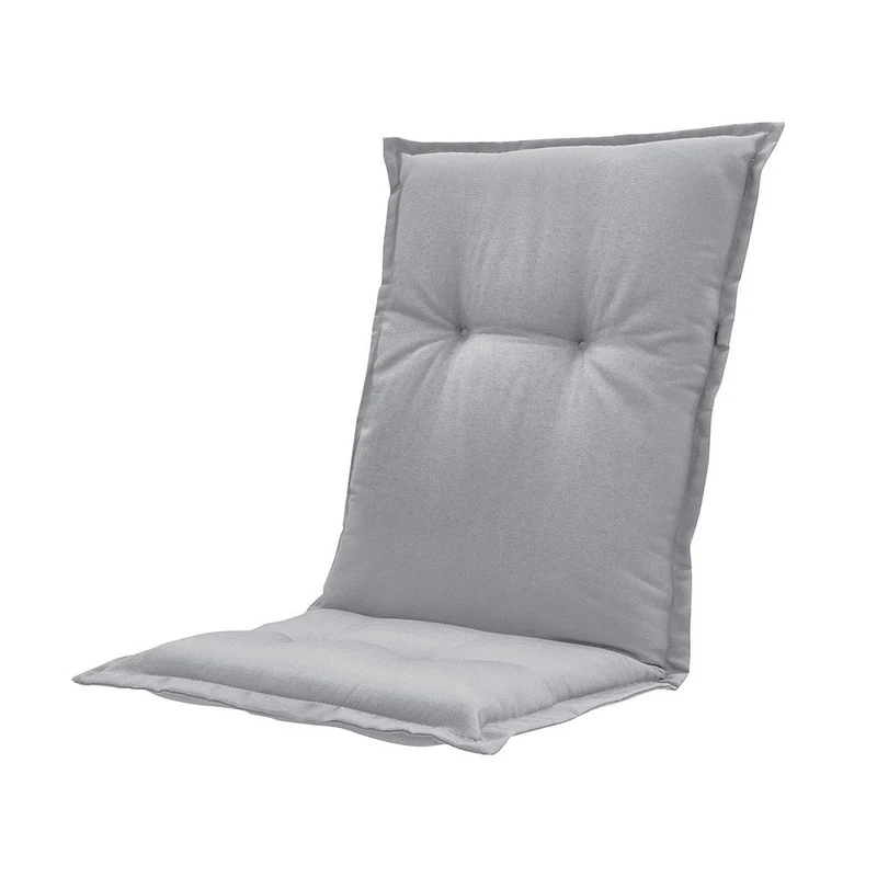 Madison stoelkussen lage rug Panama light grey 105x50 cm