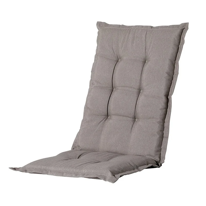 Madison stoelkussen hoge rug Basic taupe 123x50 cm