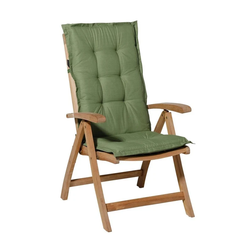 Madison stoelkussen hoge rug Basic green 123x50 cm