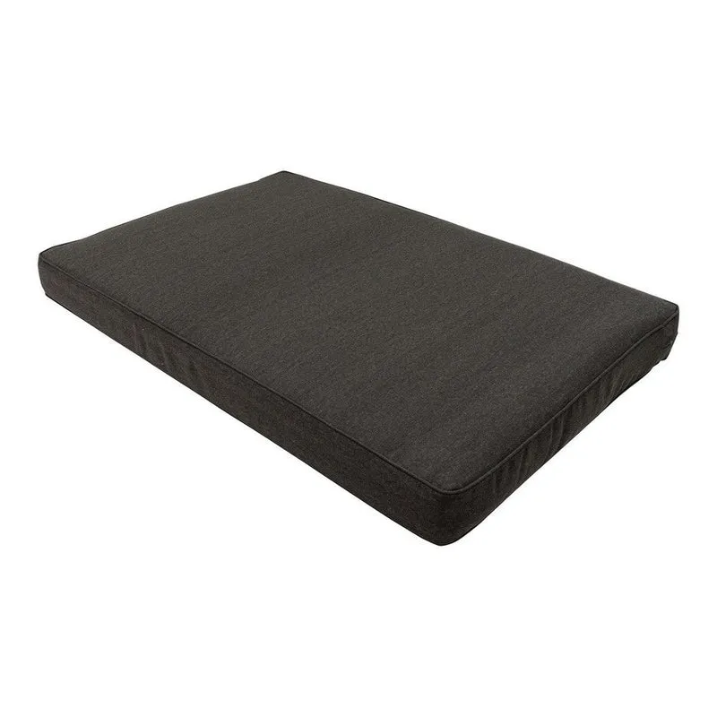 Madison lounge rugkussen Dark grey canvas eco+ 40x60 cm