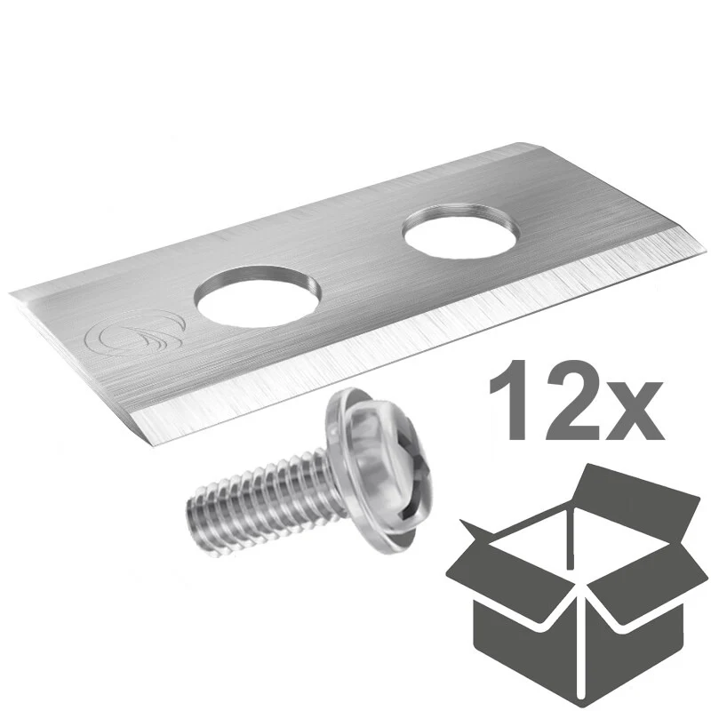 Grimsholm Messerklingensatz passend für Kress Nano KR100, KR101E, Mission KR110 u. a. – 35 mm
