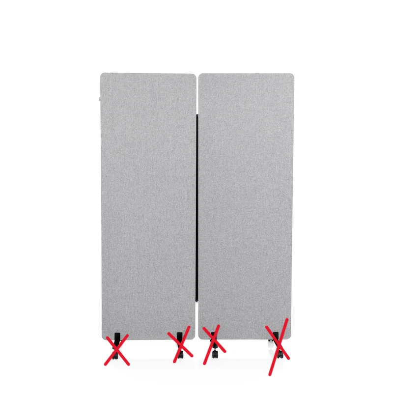 B-Ware hjh OFFICE Trennwand FLEXMIUT Panel Sichtschutz Akustikwand PET SIEHE TEXT/FOTO