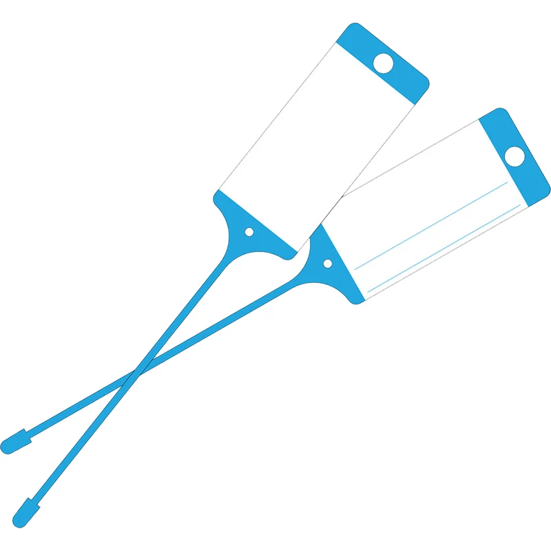 Warenanhänger / blau, neutral