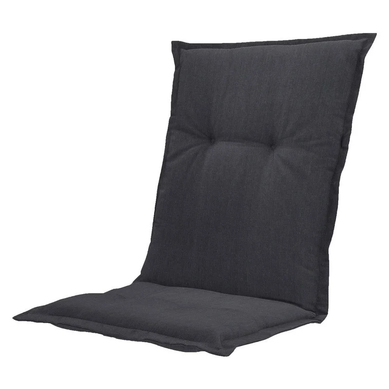 Madison stoelkussen lage rug Basic black 105x50 cm