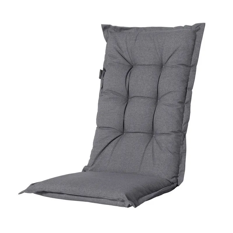 Madison stoelkussen hoge rug Outdoor Oxford grey 123x50 cm