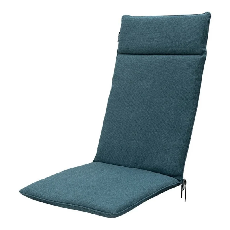Madison universeel kussen hoge rug Sea blue canvas eco+ 120x50 cm