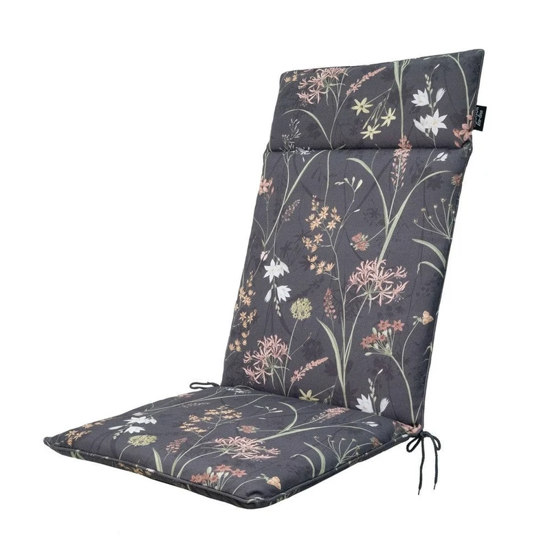 Madison universeel kussen hoge rug Donna grey canvas eco+ 120x50 cm