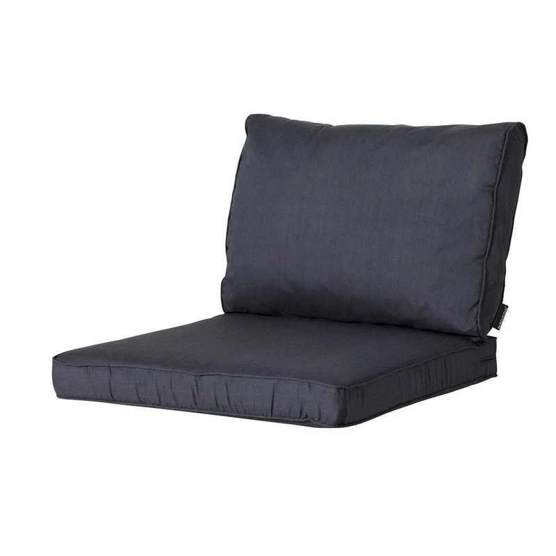 Madison lounge rugkussen Basic black 40x73 cm
