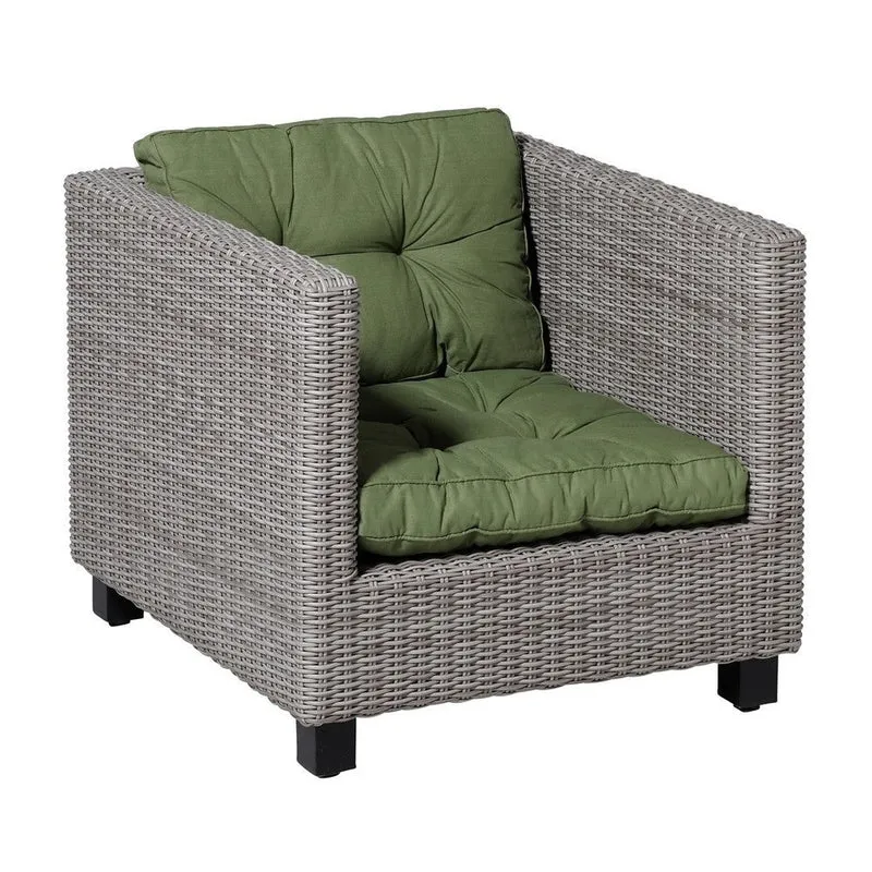 Madison Florance rugkussen Basic green 43x73 cm