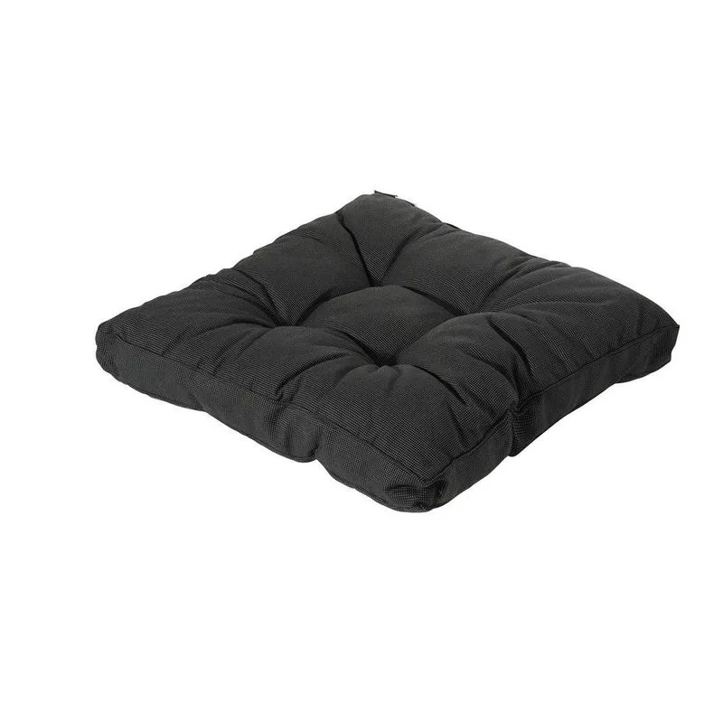 Madison Florance zitkussen Rib black 73x73 cm