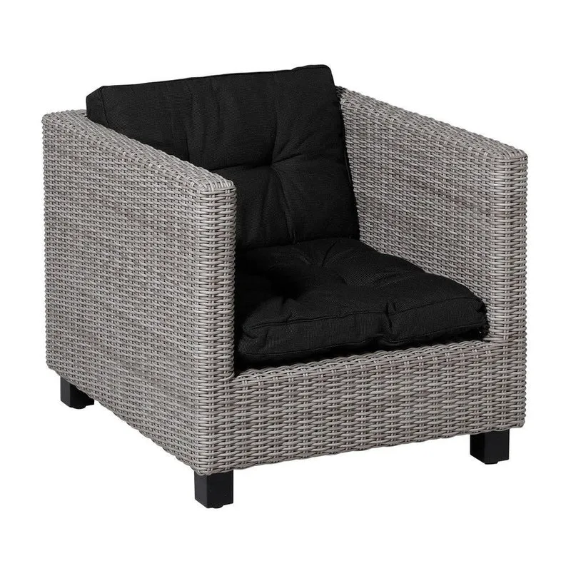 Madison Florance rugkussen Rib black 43x60 cm