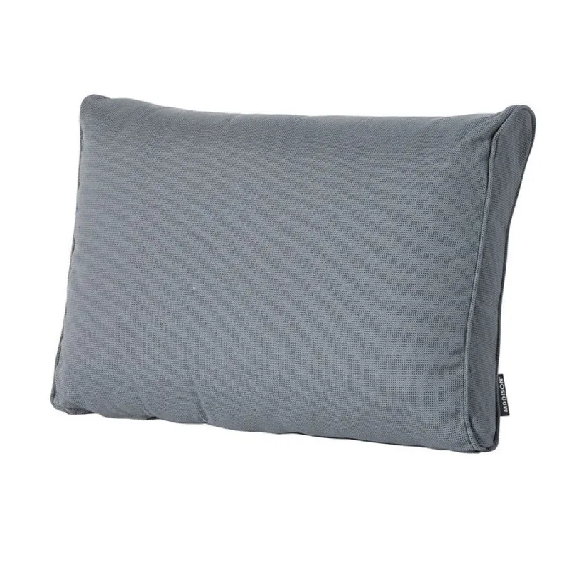 Madison lounge rugkussen Rib grey 40x60 cm