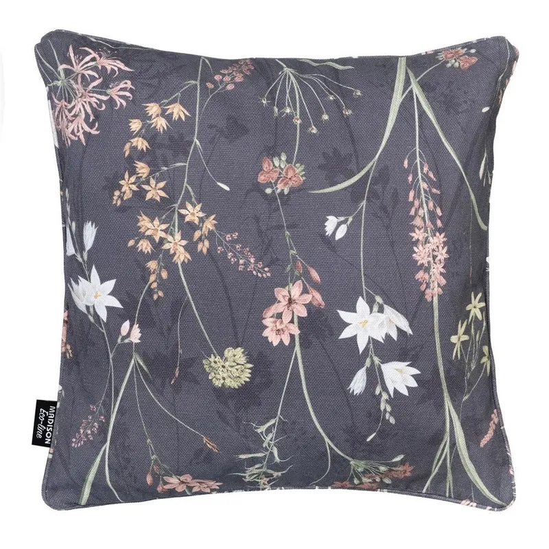 Madison sierkussen Donna grey canvas Eco+ 50x50 cm