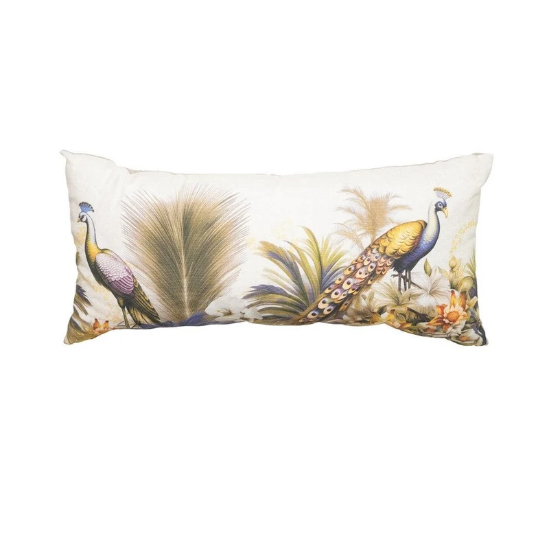 Madison sierkussen Flore purple 28x60 cm