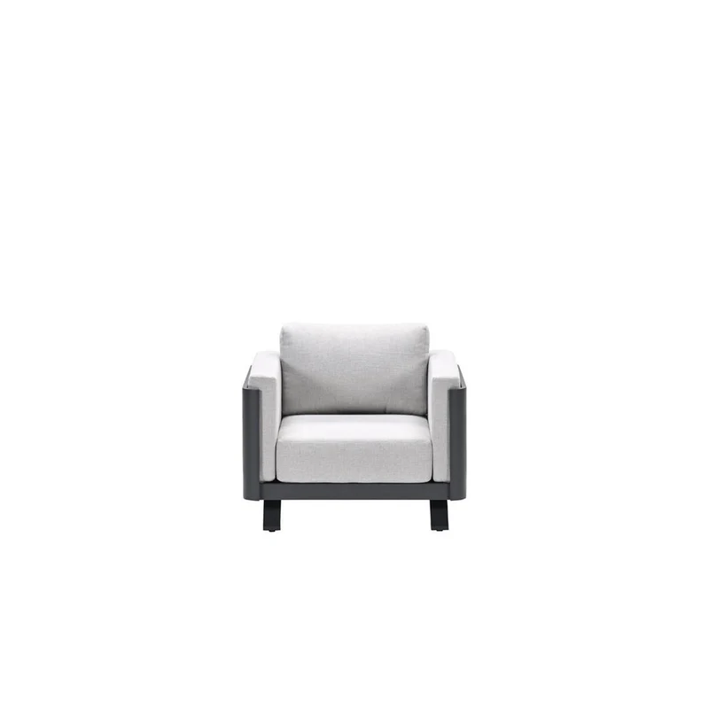 Garden Impressions Realdo lounge fauteuil carbon black valley sand