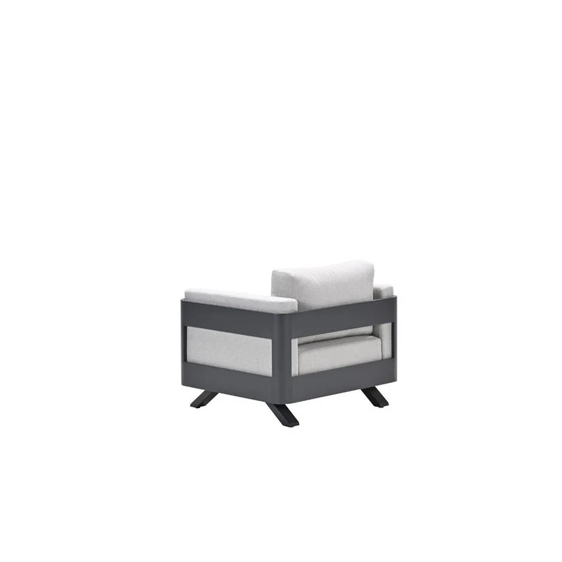 Garden Impressions Realdo lounge fauteuil carbon black valley sand