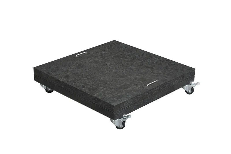 Garden Impressions Special Hawaii granieten parasolvoet 150 kg royal anthracite met wieltjes