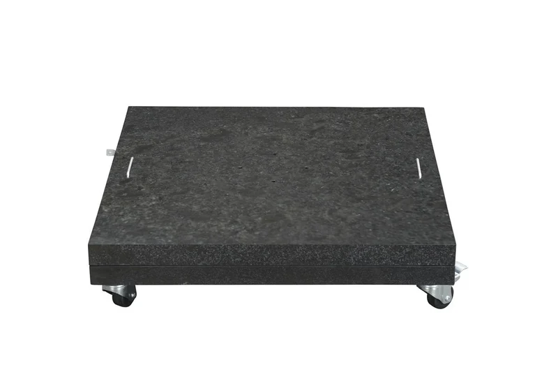 Garden Impressions Special Hawaii granieten parasolvoet 150 kg royal anthracite met wieltjes