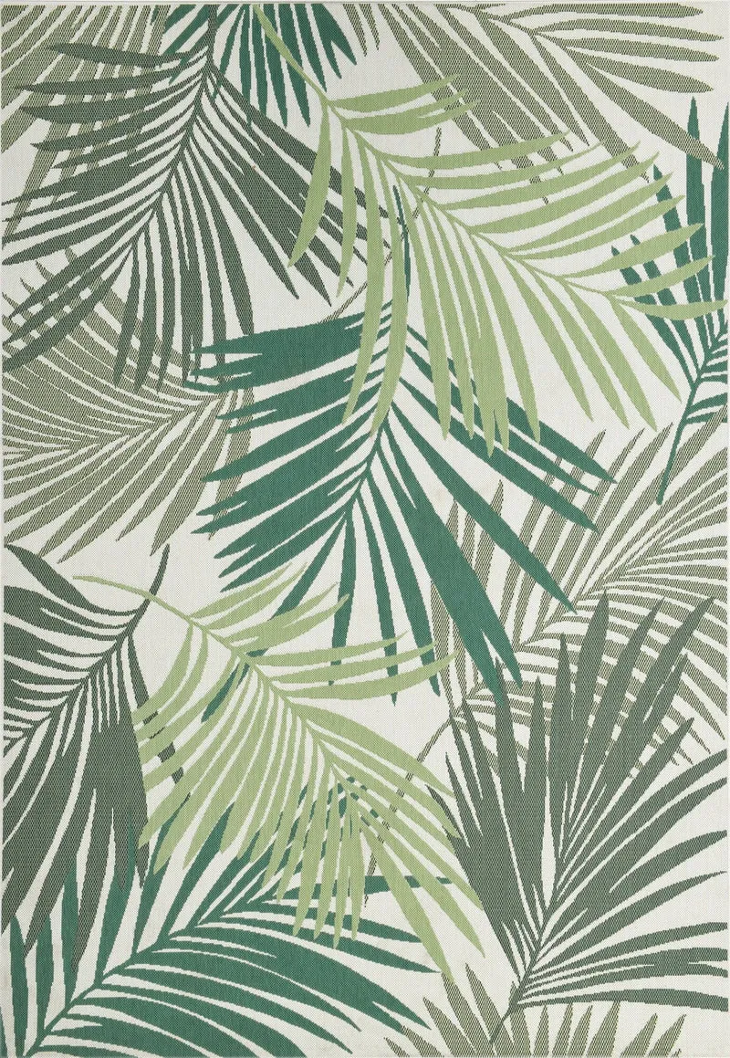 Garden Impressions Naturalis karpet 200x290 cm palm leaf green