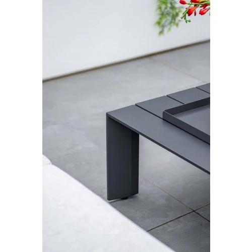 Garden Impressions Levanto loungetafel 140x68 cm carbon black