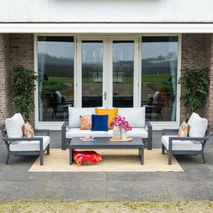 Garden Impressions Geneva lounge tafel 149x82xH41 cm carbon black