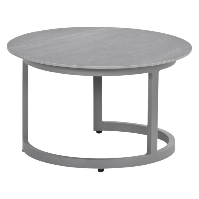 Garden Impressions Monte Carlo lounge tafel Ø60xH35 cm taupe Centostone Napoli sand