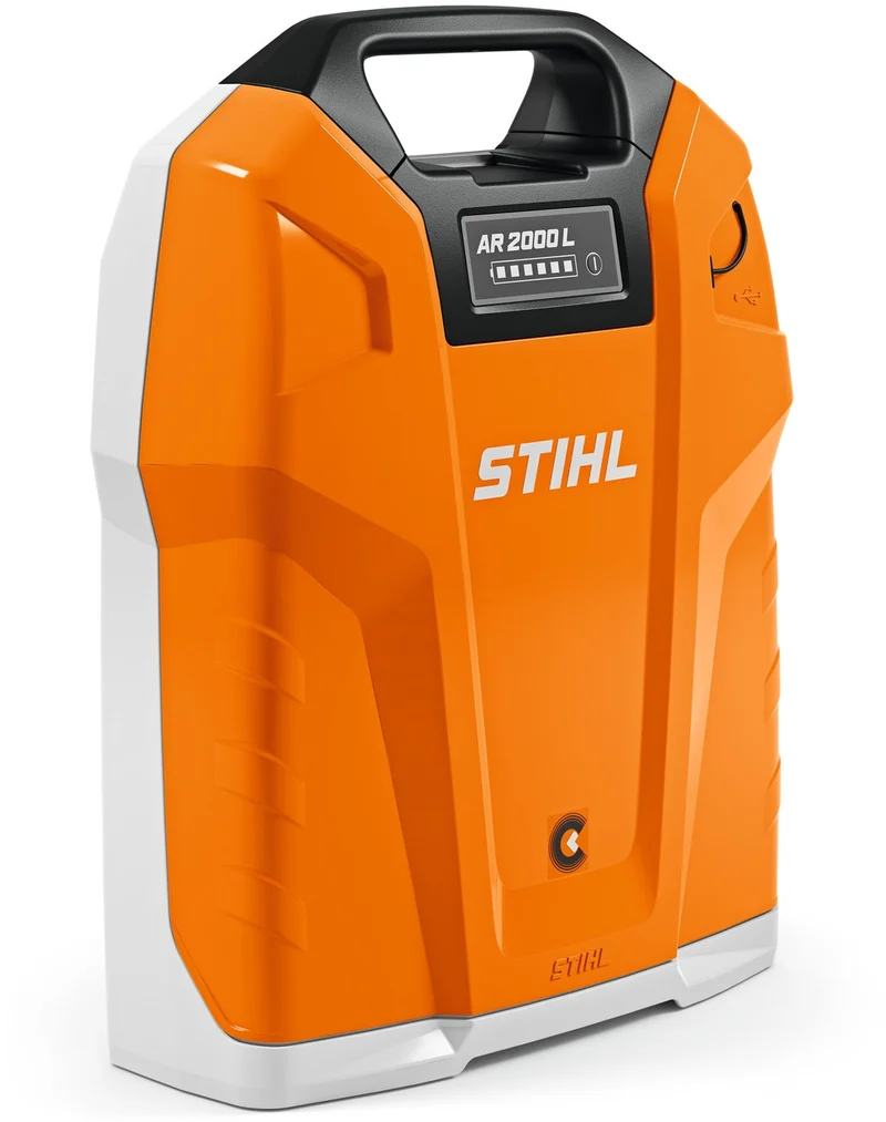 STIHL Rückentragbarer Akku AR 2000 L, Set mit Anschlussleitung, Adapter AP