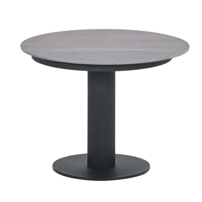 Garden Impressions Nice lounge tafel Ø60xH45 cm carbon black Centostone Napoli sand