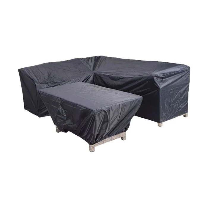 Garden Impressions Sergio lounge-diningset 3-delig links carbon black desert sand