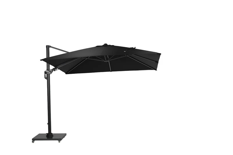 Garden Impressions Hawaii Lumen zweefparasol 300x300 carbon black black