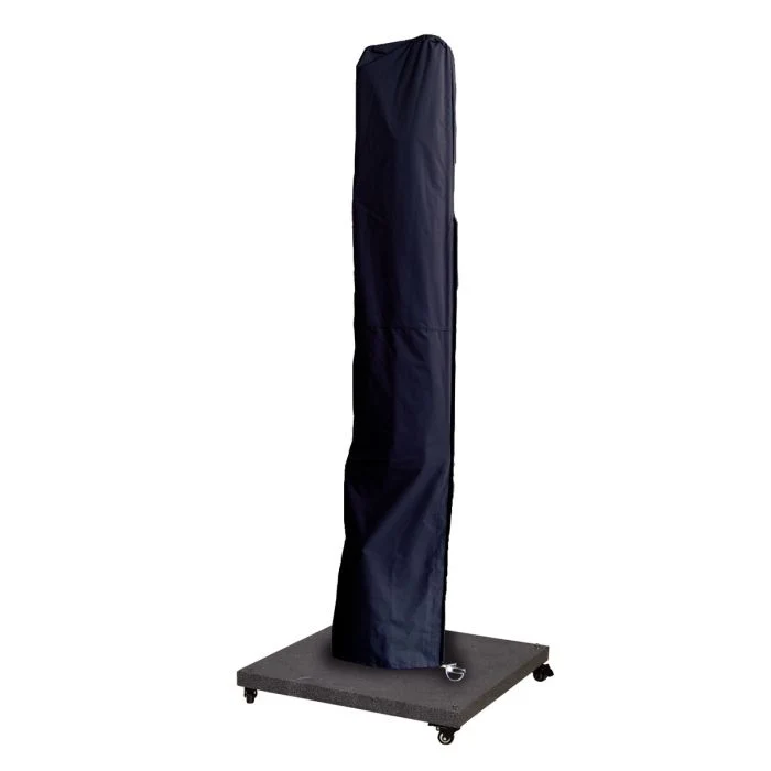 Garden Impressions Hawaii King pole zweefparasol 400x400 cm carbon black sand