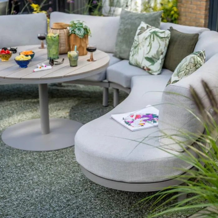 Garden Impressions Potenza loungeset 3-delig taupe valley sand