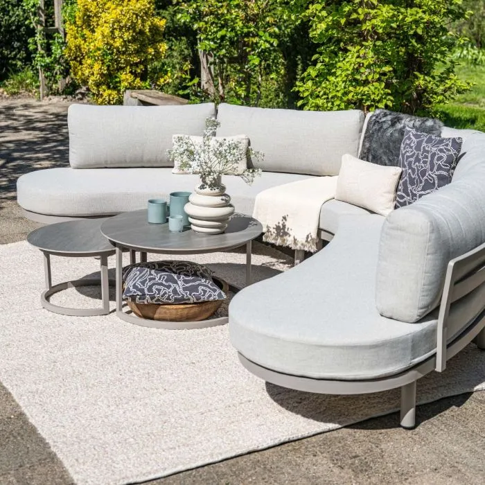 Garden Impressions Potenza loungeset 3-delig taupe valley sand