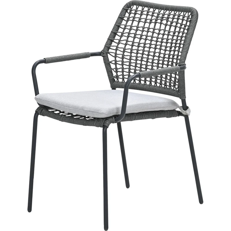 Swifty dining stoel - carbon black - grijs - valley sand - Antraciet