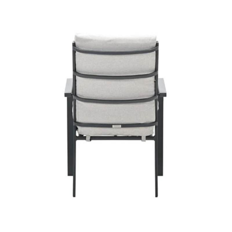Sergio dining tuinstoel Carbon black/Desert