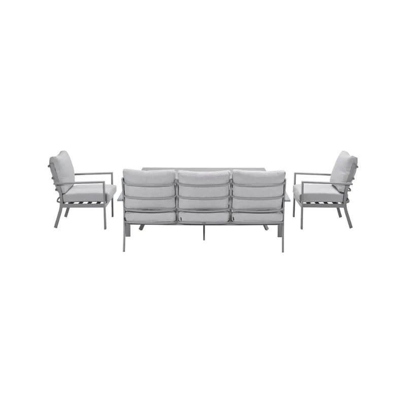 Sergio lounge dining sofa set - 4-delig - taupe - valley sand