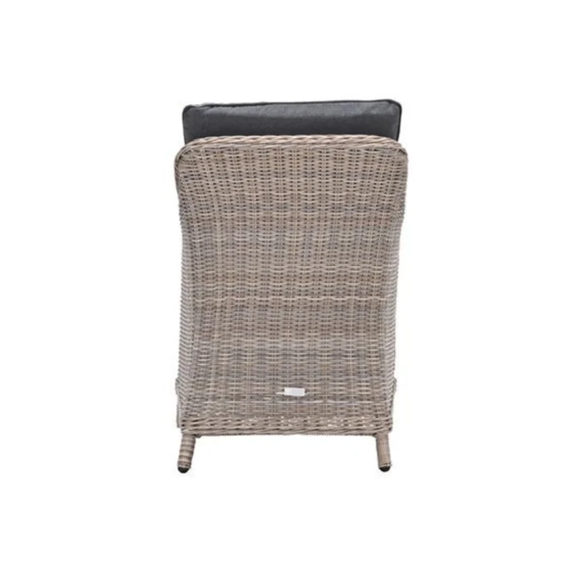 Milwaukee dining tuinstoel wicker vintage willow - mystic grey
